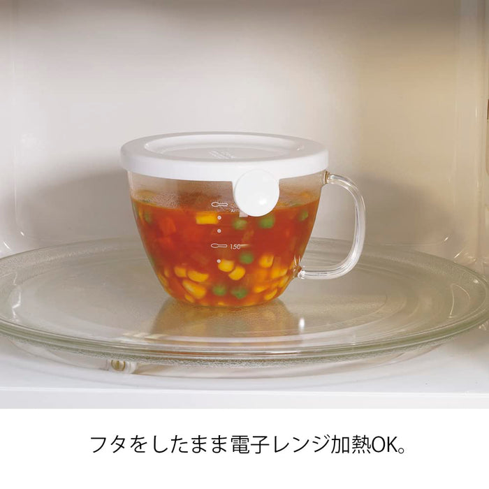 Hario XSC-1-W Soup Cup 300ml Microwave White Japan