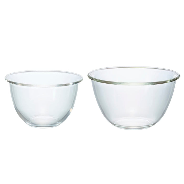 Hario Mxp-2606 Glass Bowl Set 2 1500/2200ml Japan