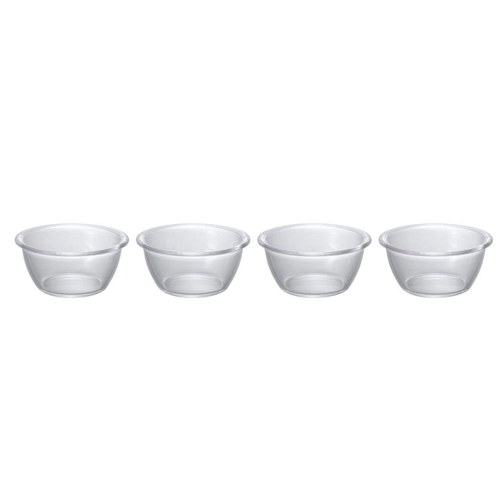 Hario HSB-2812 Heat Resistant Glass Salad Bowl Set of 4