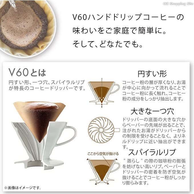 Hario V60 Coffee Server Set 1-4 Cups VCSD-02PGR Japan