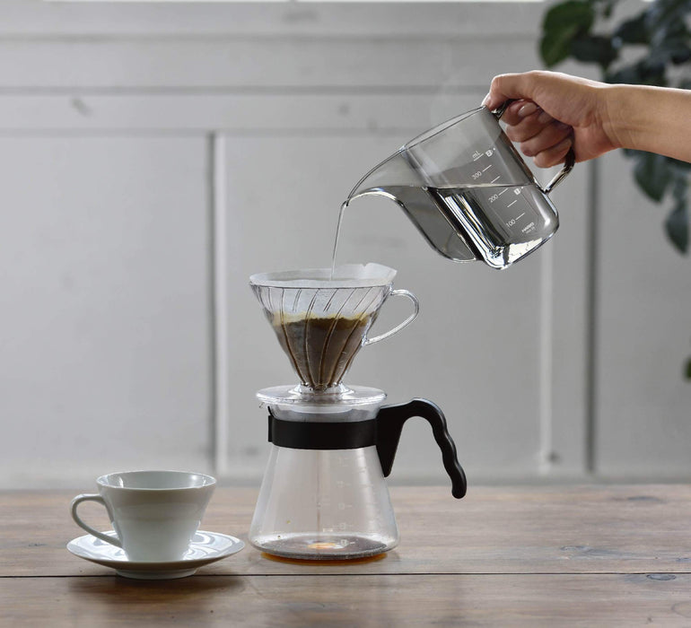 Hario V60 滴水壺 VKA-35-TB 350ml 透明黑色 日本