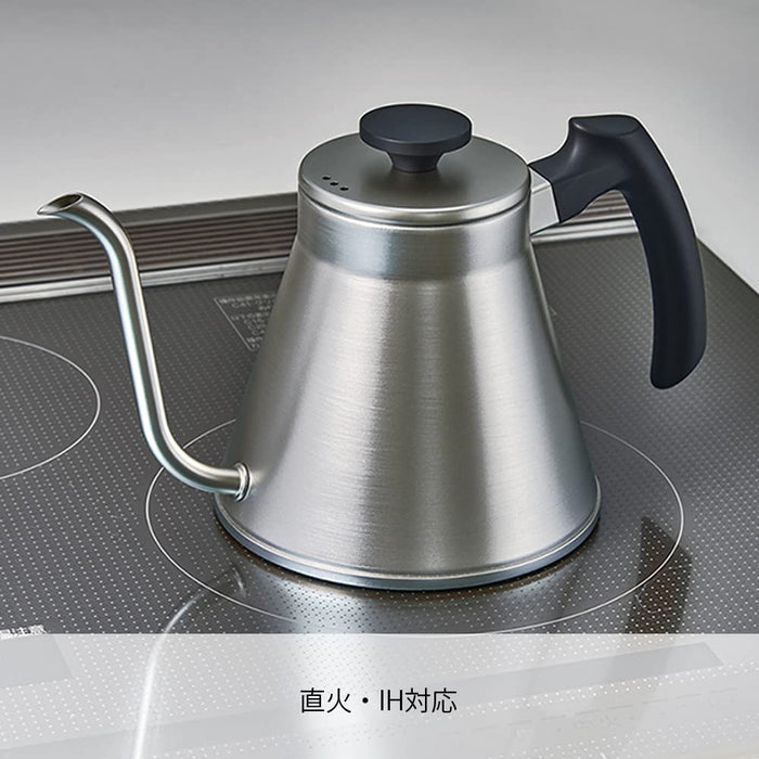 Hario V60 Drip Kettle Gas-IH Compatible 800ml VKF-120-MB