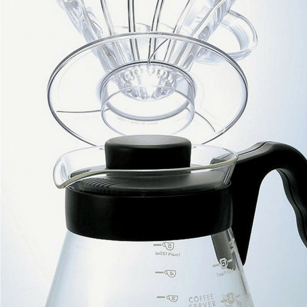 Hario V60 Glass Coffee Server with Angled Handle (450ml)