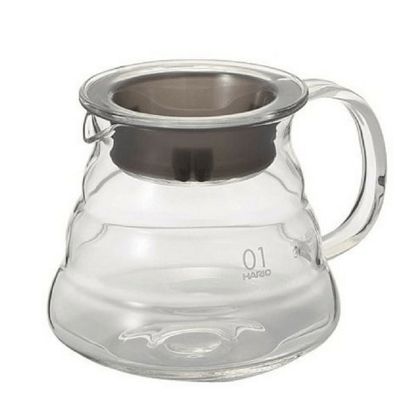 Hario V60 Glass Coffee Server with Lid & Handle - XGS-36TB (360ml)