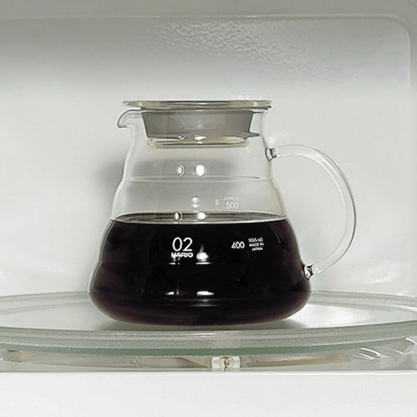 Hario V60 玻璃咖啡杯帶蓋和手柄 - XGS-36TB（360 毫升）