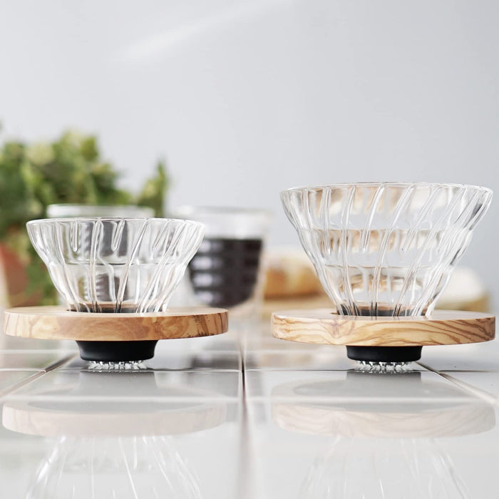 Hario V60 Dripper Olive Wood 02 VDGR-02-OV 1-4 Cups