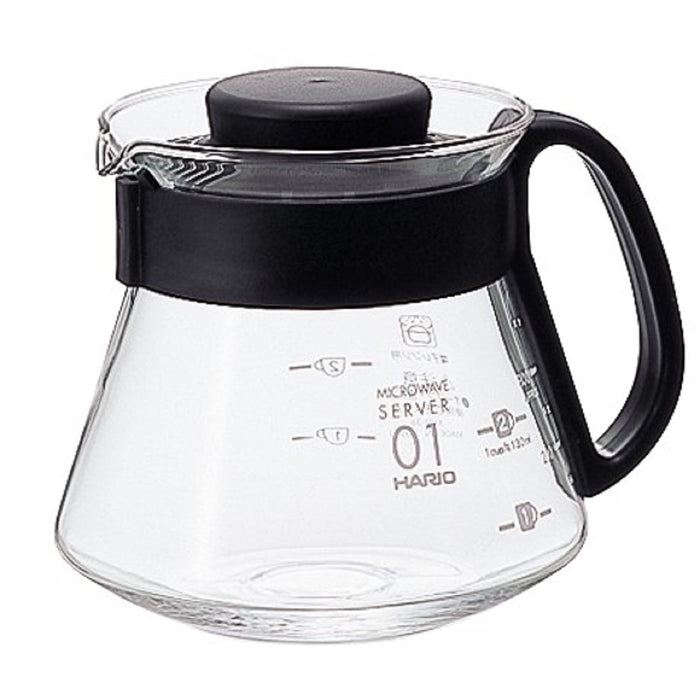 Hario V60 系列伺服器 360ml 黑色 - 日本製造 Xvd-36B