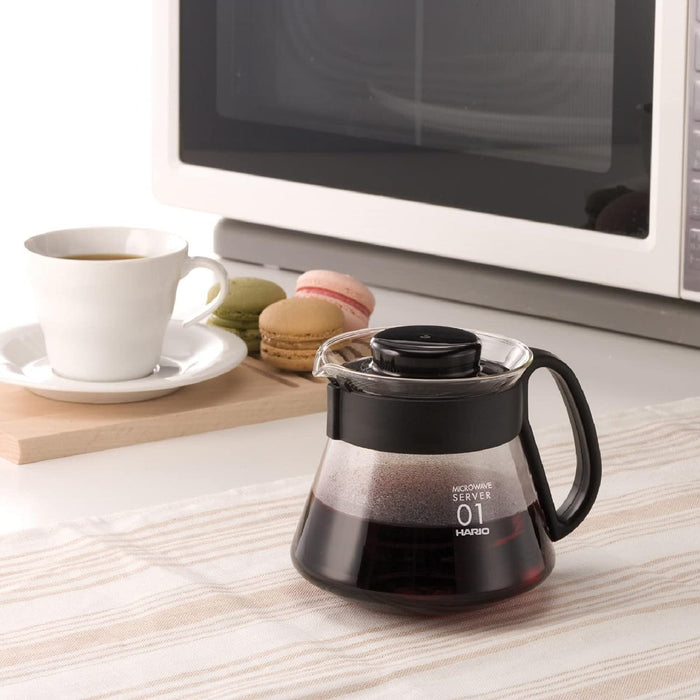 Hario V60 系列服务器 360 毫升 黑色 - 日本制造 Xvd-36B