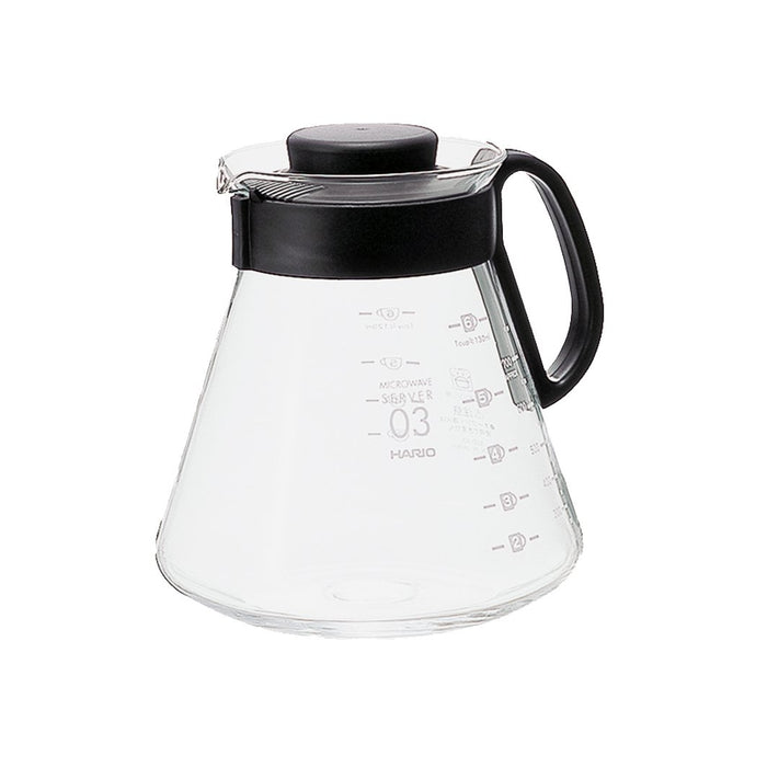 Hario V60 系列服务器 800 毫升黑色 - 正宗日本工艺