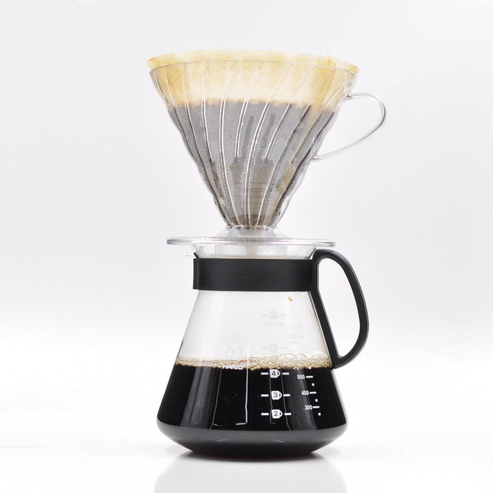 Hario V60 系列服务器 800 毫升黑色 - 正宗日本工艺