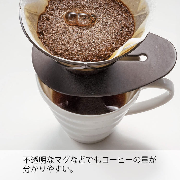 Hario V60 VDMU-02-TB 1-2 杯咖啡滴滤器日本制造透明黑色