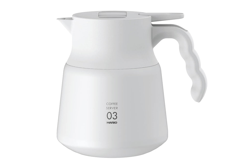 Hario V60 不鏽鋼伺服器 800 毫升白色 - 日本製造