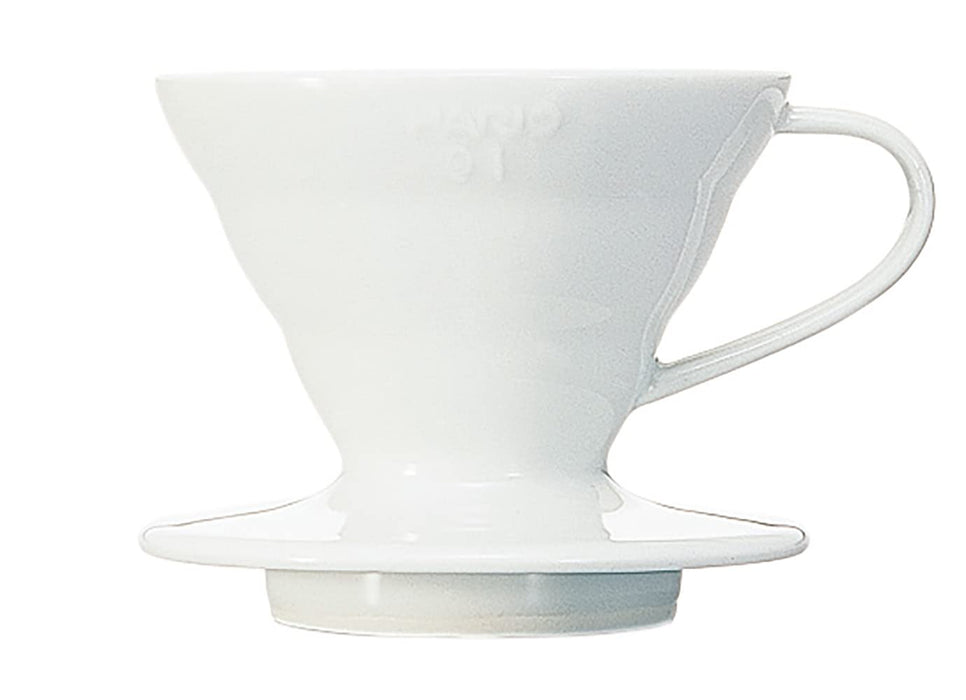 Hario V60 Dripper 01 Ceramic White 1-2Cups VDCR-01-W