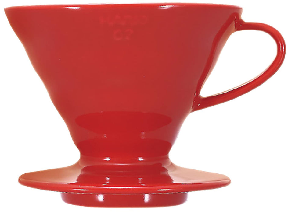 Hario V60 Ceramic Red Dripper 1-4 Cups VDCR-02-R Japan