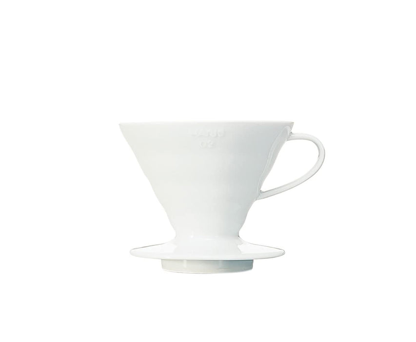 Hario V60 滴頭 02 陶瓷白色 1-4 杯 VDCR-02-W