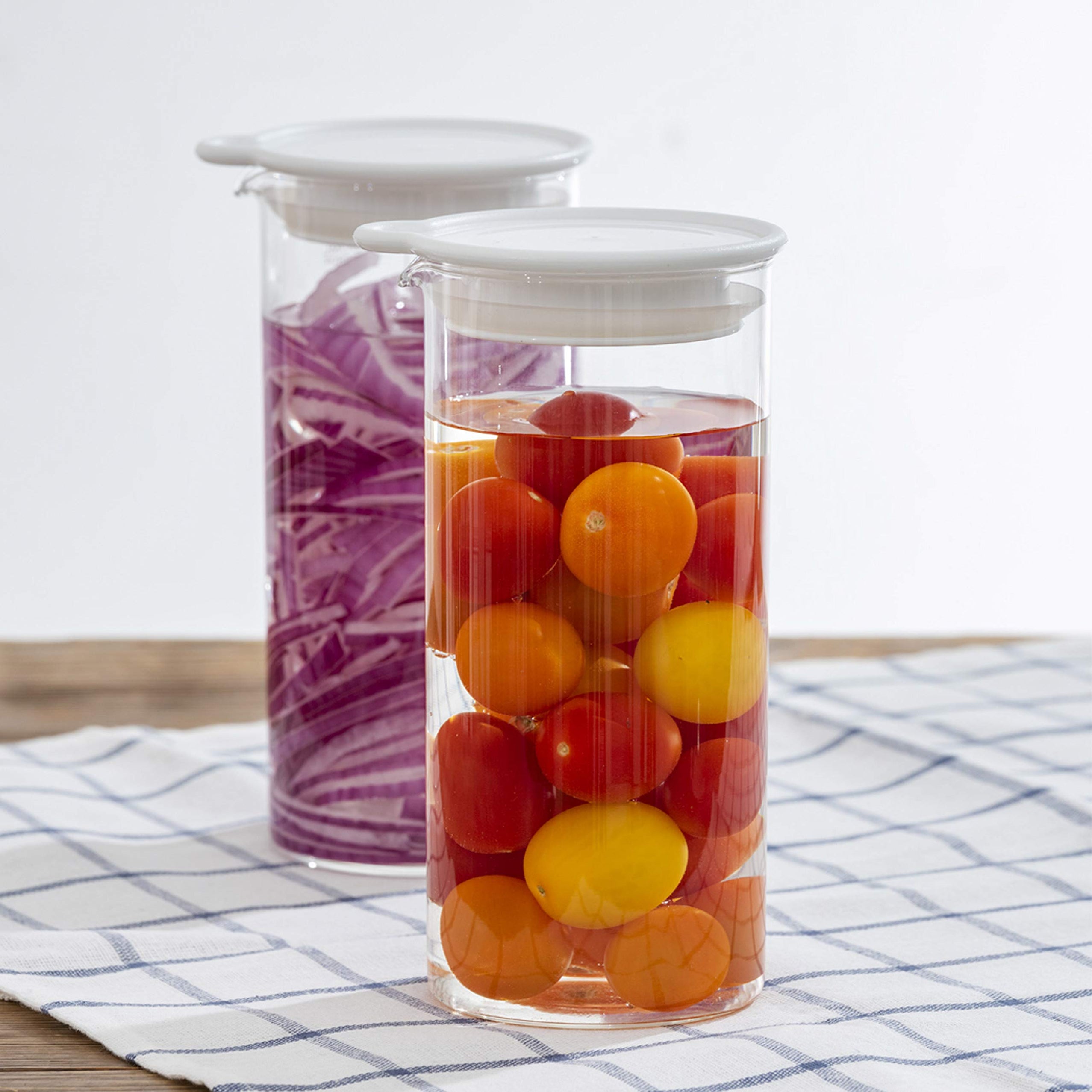 Hario Pickle Pot Vinegar 700Ml White Authentic Japanese Vpp700W