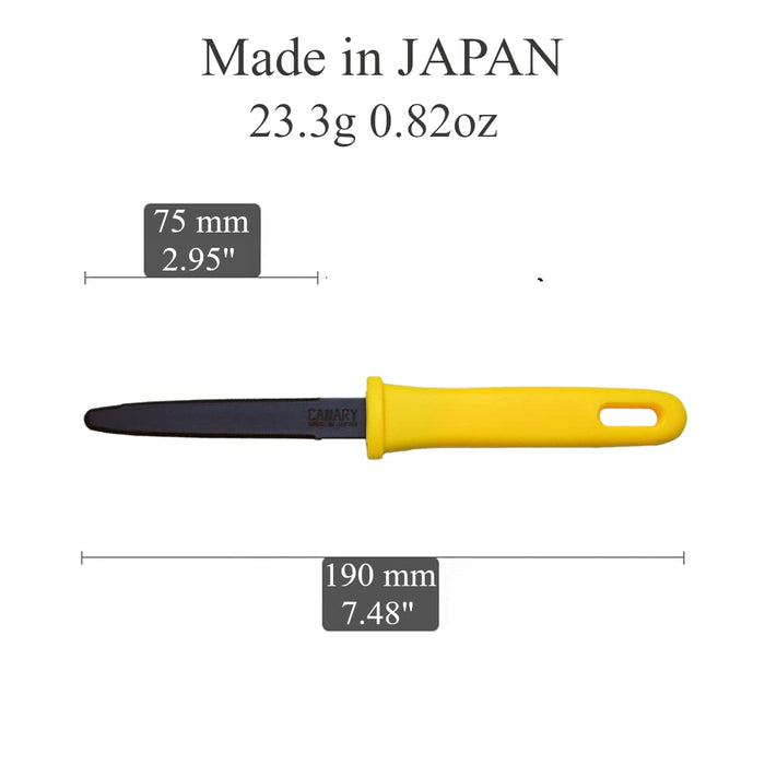 長谷川餐具 Dan-Chan 黃色紙板刀具 - 日本製造