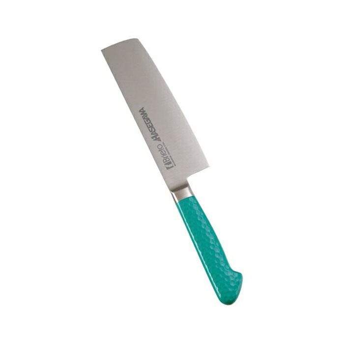 Hasegawa Stainless Steel Nakiri Knife 180mm - Green