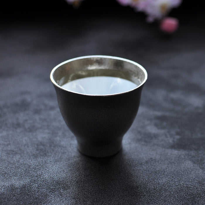 Hiracle Tinware Guinomi Sakura Sake Cup - Exquisite Japanese Sake Cup for a Delightful Drinking Experience