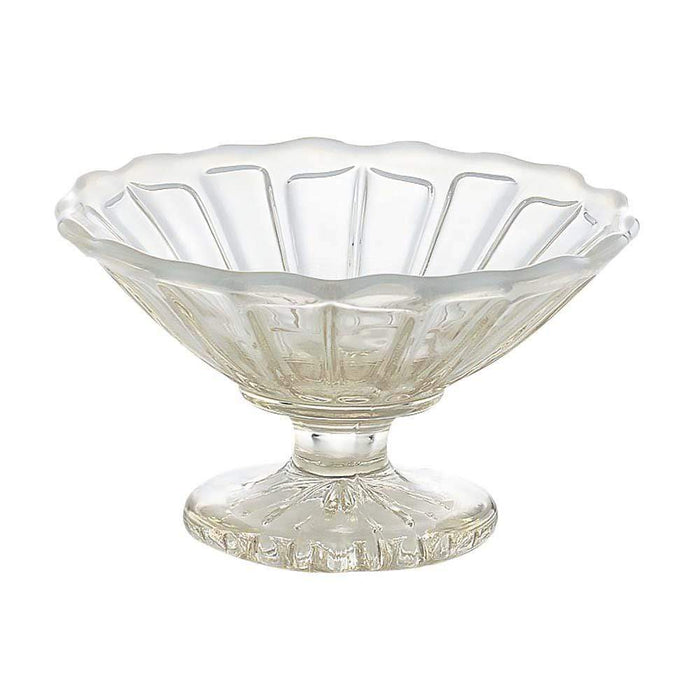 Hirota Glass Japan Yukinohana Sundae Bowl - Yellow Delight