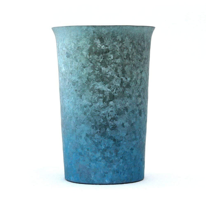 Horie Japan Tsubame Titanium Double Layer Tumbler - Gradation Blue 2 Pcs Set