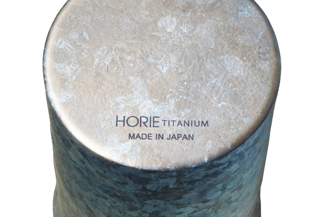 Horie Japan Tsubame 钛合金双层玻璃杯 - 渐变蓝 2 件套