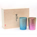 Horie Japan Tsubame Titanium Double Tumbler - Yui Blue & Pink Set-Kiichin - The #1 Place for Japanese Goods in Your Hand!