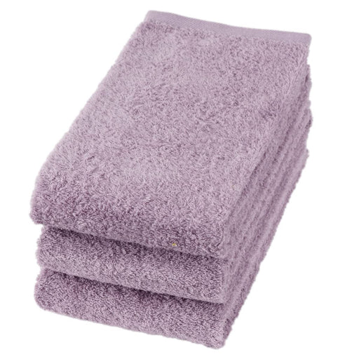 Hotman 1S Towel Set Premium Super Long Cotton in 18 Colors - Purple-Kiichin - The #1 Place for Japanese Goods in Your Hand!