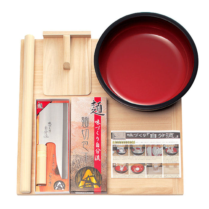 Hounen Homemade Soba Set B - Authentic Soba Making Kit for Delicious Homemade Noodles