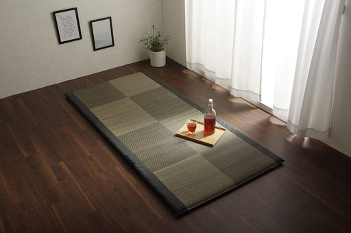 Ikehiko Corporation Japanese Igusa Sheets Bed Pad - Noah Raku Raku Single Black-Kiichin - The #1 Place for Japanese Goods in Your Hand!