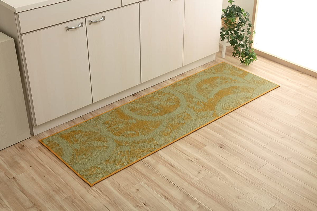 Ikehiko Japan Igusa Kitchen Mat - Natural Material, Stain Resistant, 60X180Cm