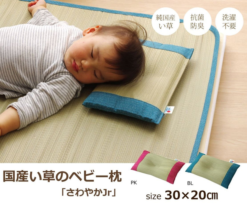 Ikehiko Japan Flat Pillow 30X20Cm Blue - Quality Sleep Essential