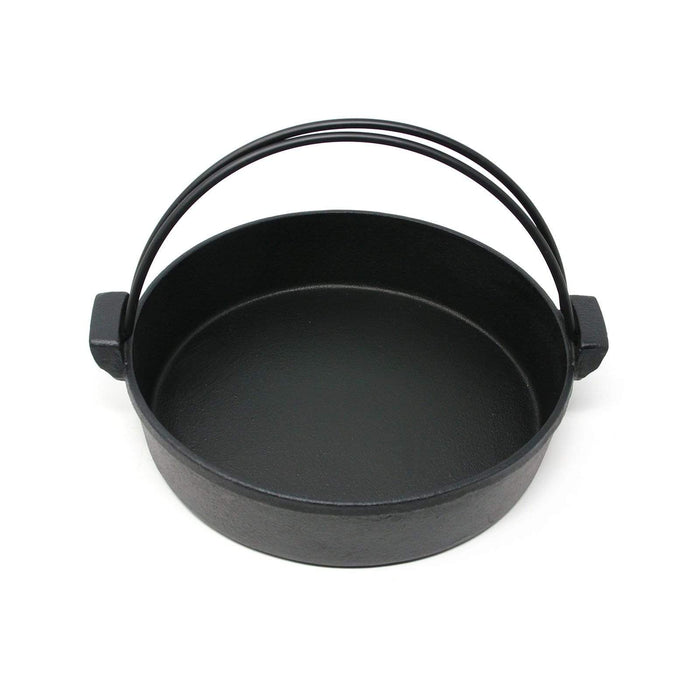 Ikenaga 20cm Induction Cast-Iron Sukiyaki Pan with Dual Handles