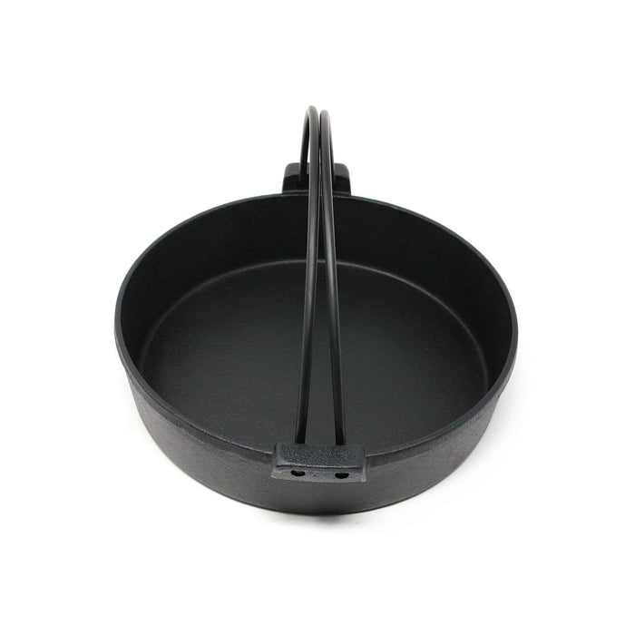 Ikenaga 22cm Induction Cast-Iron Sukiyaki Pan with Dual Handles