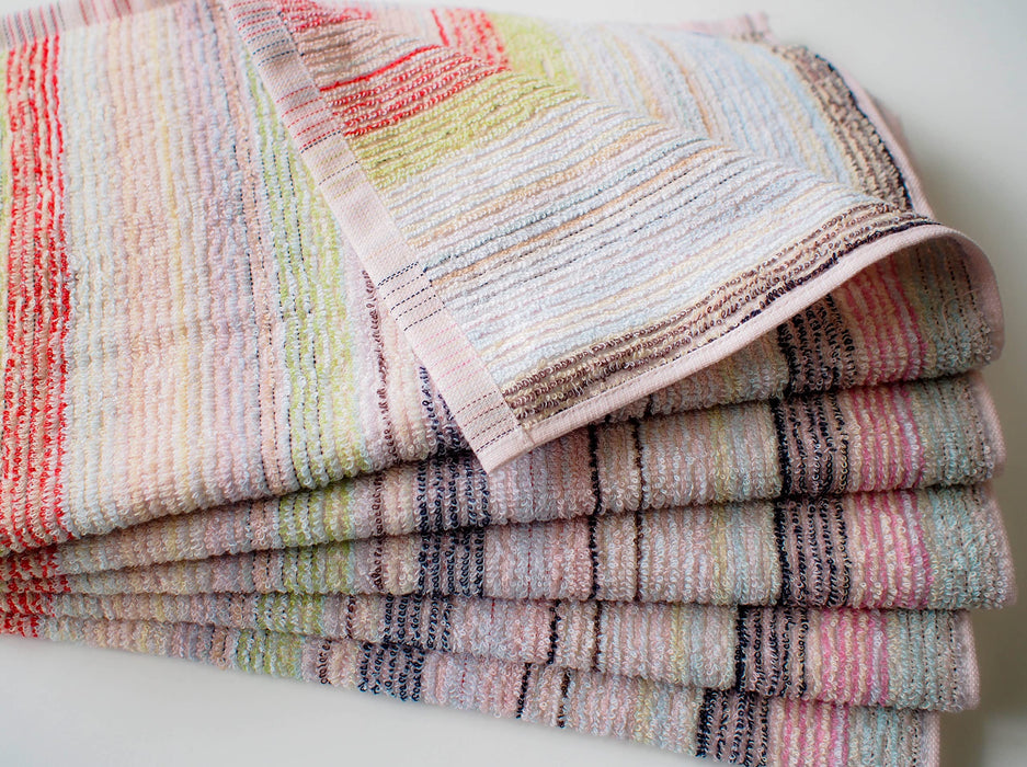 Imabary Japan Eco Towel Set - 5 Multicolor Face Towels-Kiichin - The #1 Place for Japanese Goods in Your Hand!