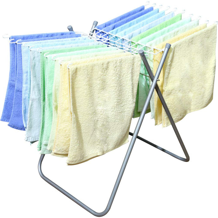 Iris Ohyama Japan Clothesline Towel Hanger - Set of 20 Pieces