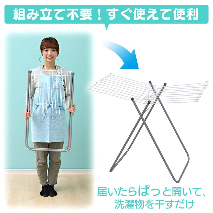 Iris Ohyama Japan Clothesline Towel Hanger - Set of 20 Pieces
