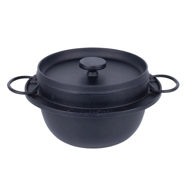 Iwachu Japan Cast Iron Rice Cooker Casserole - Authentic 5-Go Cooking Experience