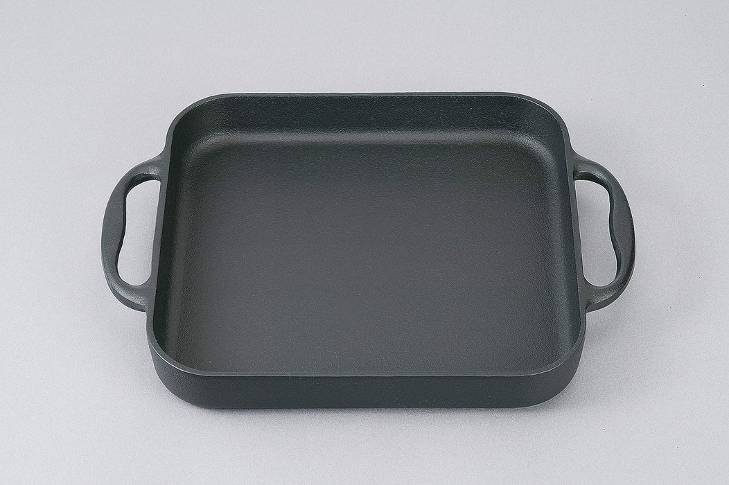 Iwachu Japan Square Pan Shallow & Deep Pot Set - Black Nambu Tekki 21700