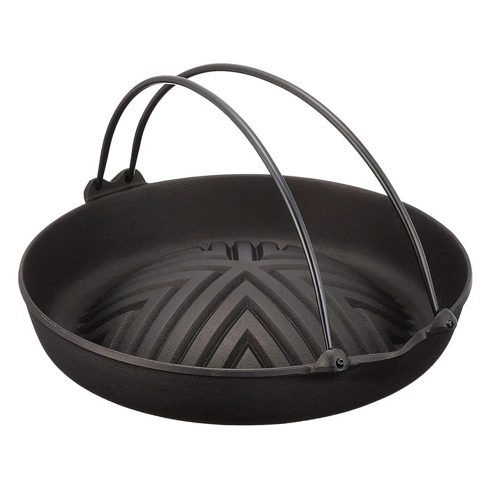 Iwachu Nambu Cast Iron Genghis Khan Grill Pan - Authentic and Durable Cooking Essential