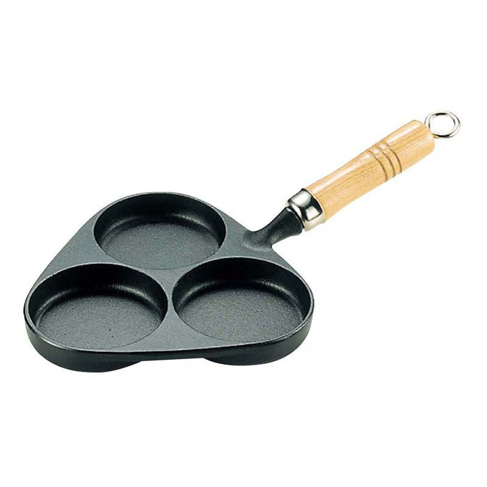 Iwachu Nambu Cast Iron Medamayaki Pan - Perfect for Sunny-Side Up Eggs