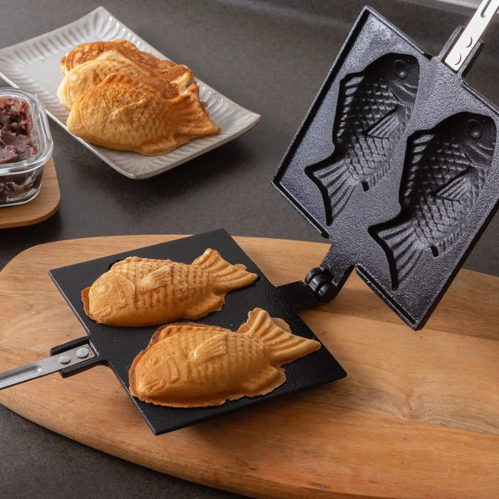 Iwachu Nambu Cast Iron Taiyaki Fish Waffle Maker