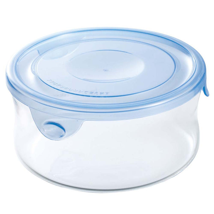 Iwaki 380ml Round Glass Food Container - Heat Resistant & Durable