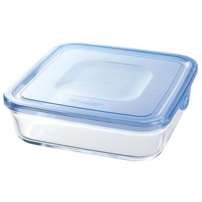 Iwaki 1.2L Square Heat Resistant Glass Food Container