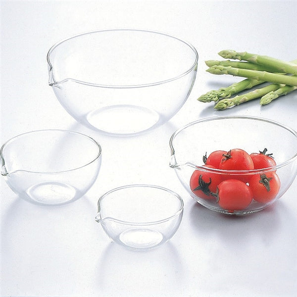 Iwaki 50ml Glass Lipped Bowl - Heat Resistant & Durable