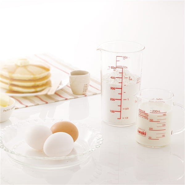 Iwaki 200ml Heat-Resistant Glass Measuring Cup