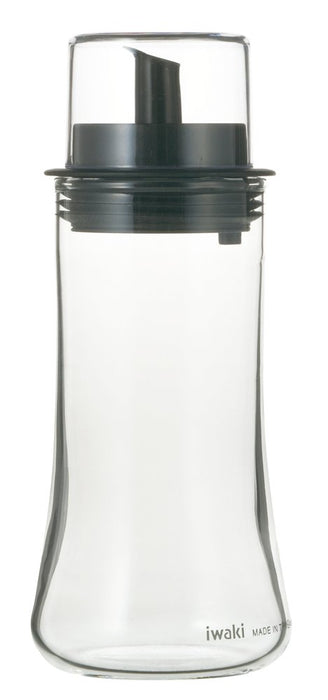 Iwaki Japan Kt5032-Bko Glass Seasoning Container Oil Bottle Black 160Ml