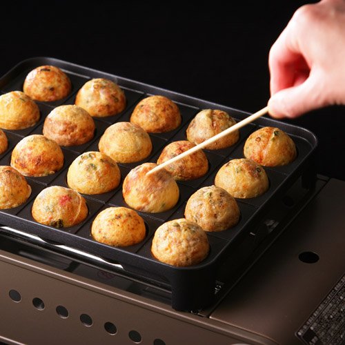 Iwatani Octopus Takoyaki Maker - Japan's Super Flame Cassette Gas (Entako) CB-ETK-1