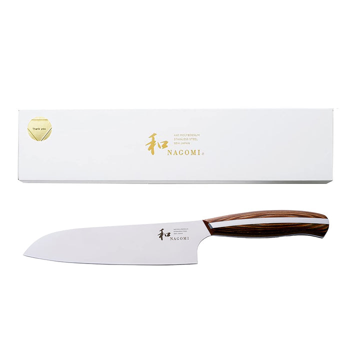 Mitsubishi Knife Santoku 180mm Meat Fish Veg Japanese Nagomi Anniversary Gift