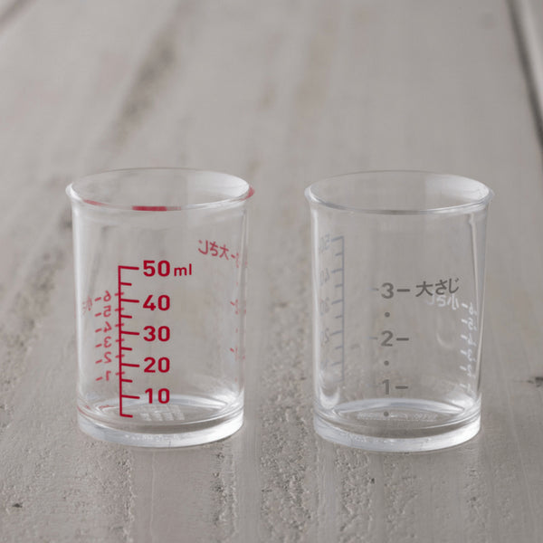 Kai 2-Piece Petit Clear Measuring Cup Set